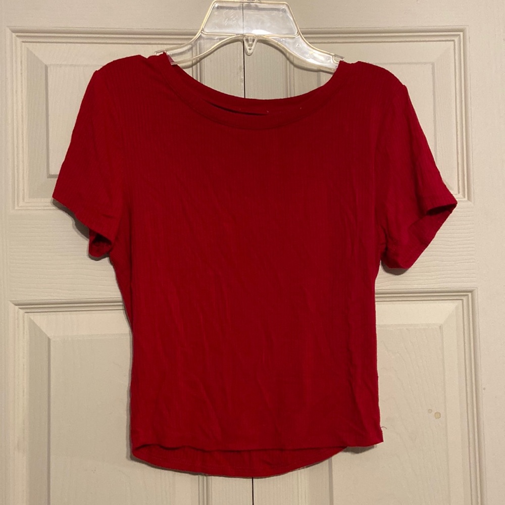 Red Crop Top